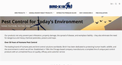 Desktop Screenshot of bird-x.com